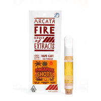 Arcata Fire 100% Cured Resin Cartridge 1g Sativa Pineapple Shots
