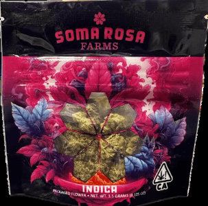 Soma Rosa Flower 3.5g Indica Triangle Kush 16ct