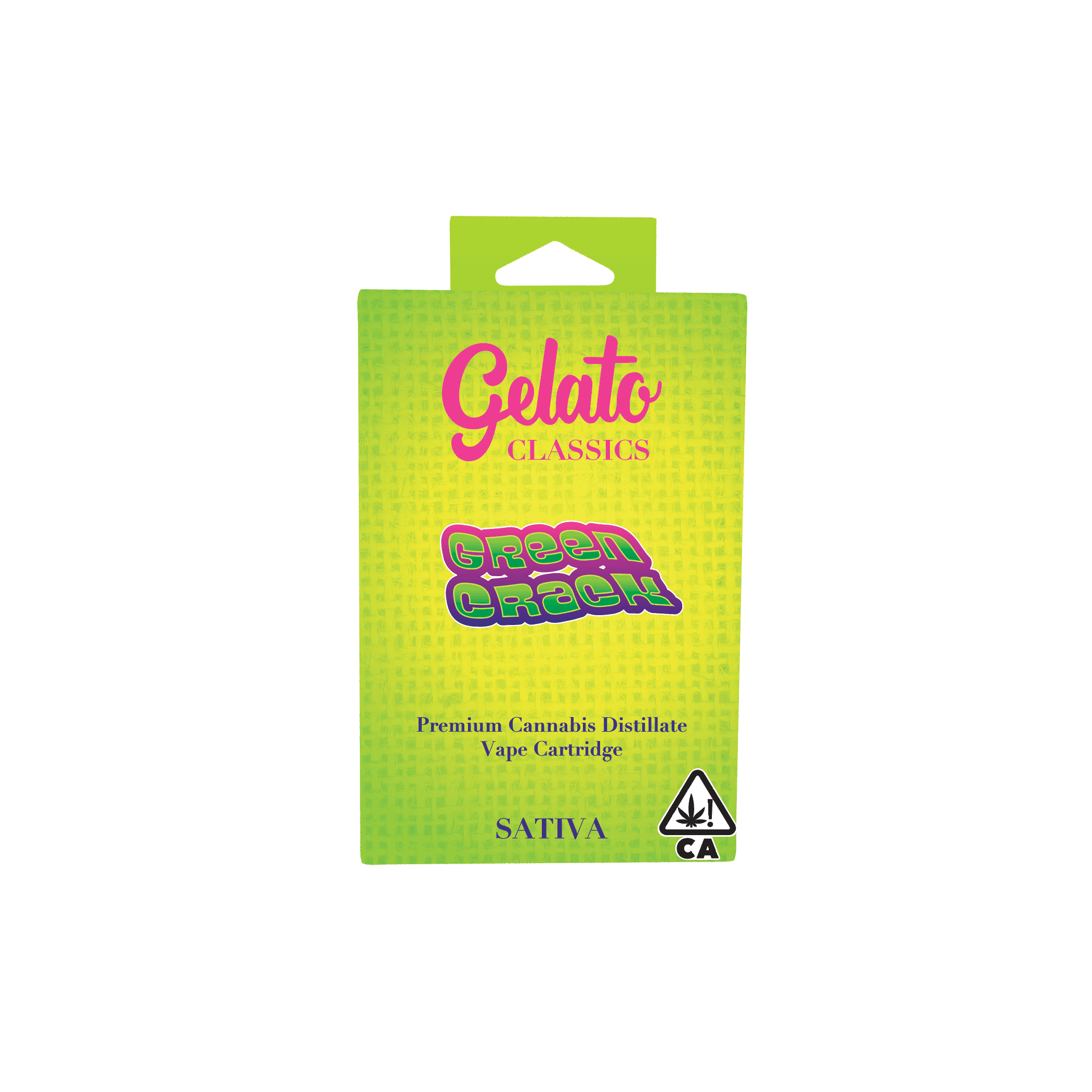 Gelato Classics Cartridge 1g Sativa Green Crack 10pk