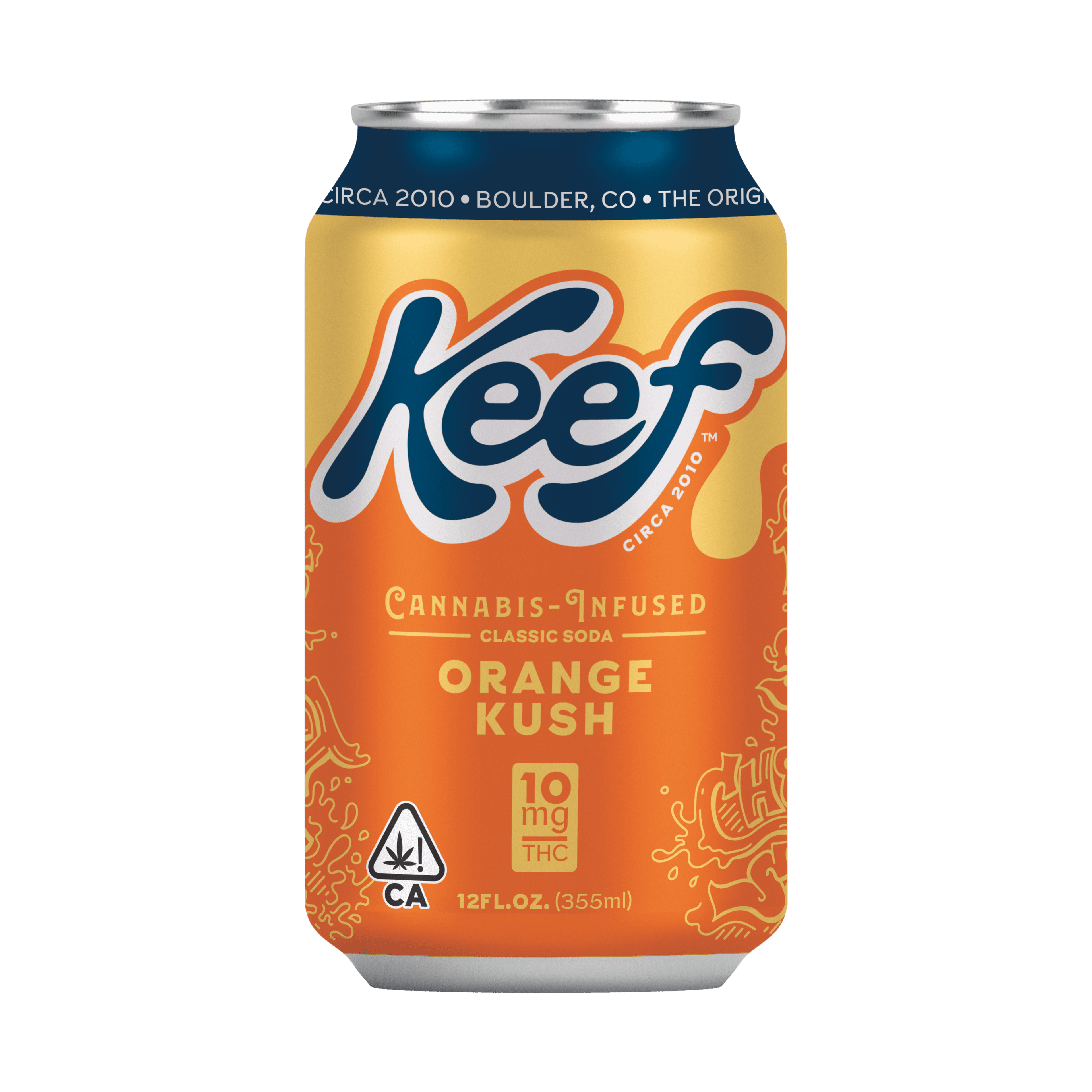 Keef 10mg Orange Kush Classic Soda 12oz