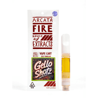 Arcata Fire 100% Cured Resin Cartridge 1g Sativa Gello Shotz