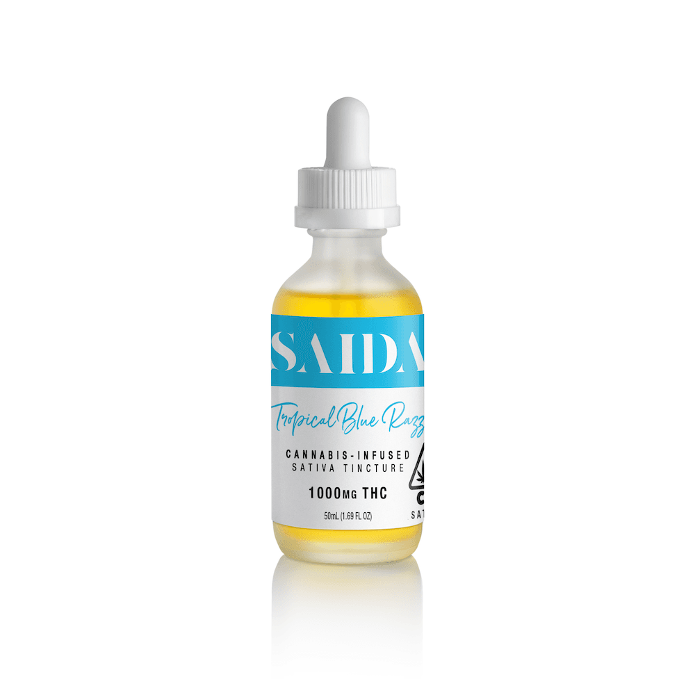 Saida Tincture 1000mg Sativa Tropical Blue Razz