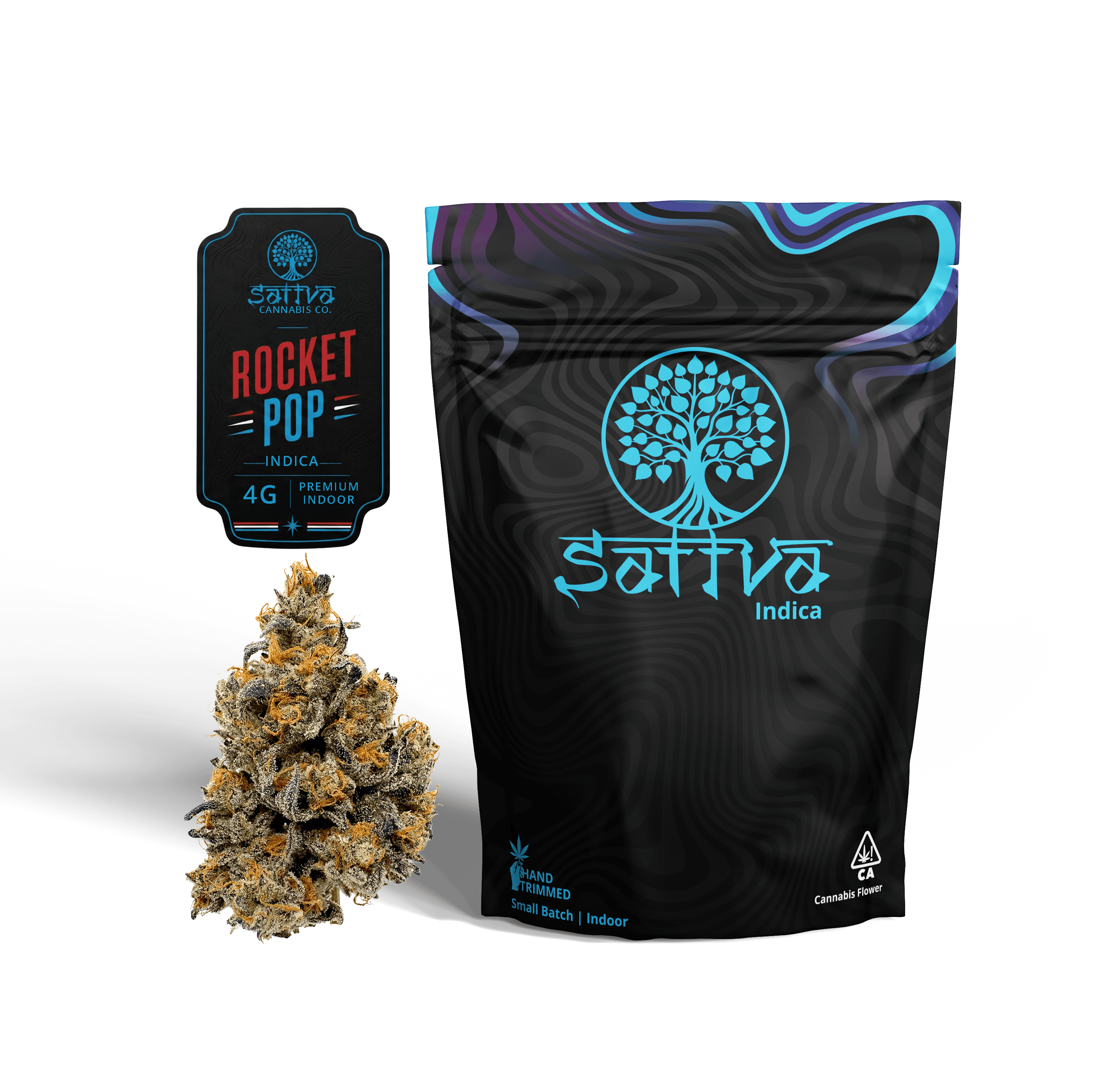 Sattva Cannabis Flower 4g Indica Rocket Pop