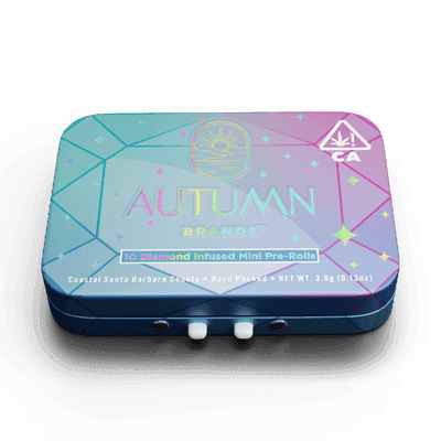 Autumn Brands Diamond Infused Mini Preroll 10pk Indica Dead Dance 10ct