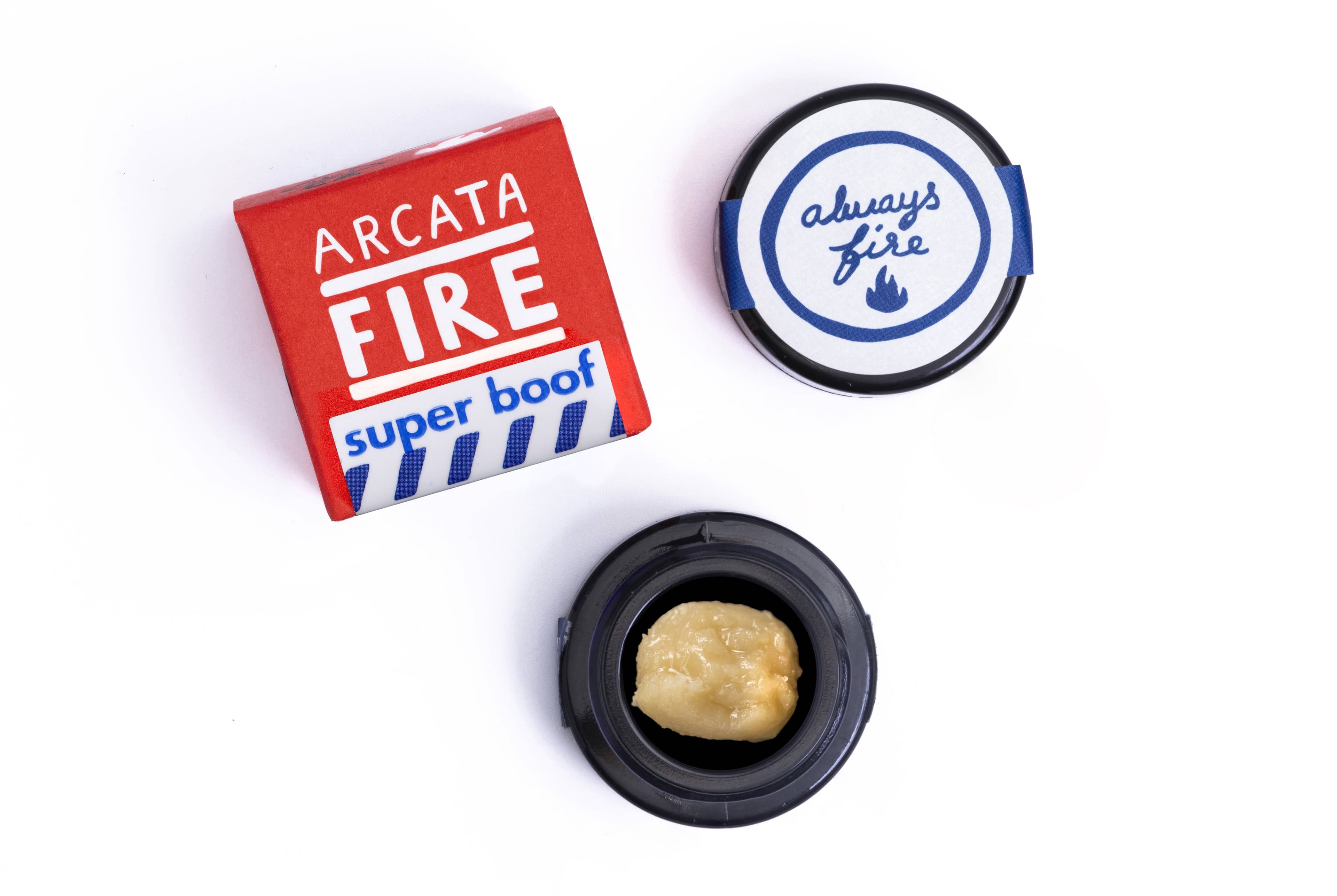 Arcata Fire T1 100% Live Rosin Cold Cure Concentrate 1g Sativa Super Boof