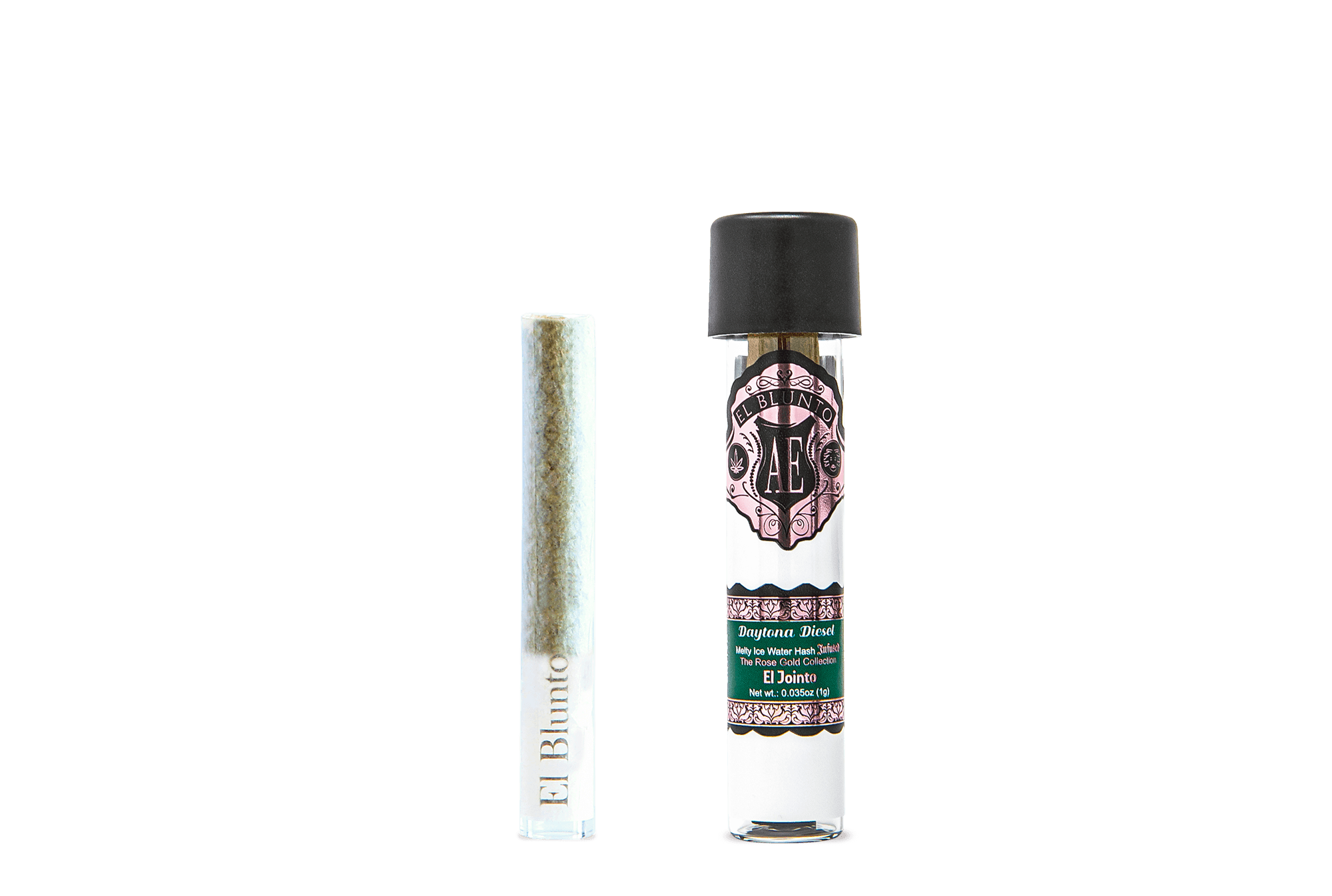 El Blunto Rose Hash Jointo 1g Sativa Daytona Diesel 16ct