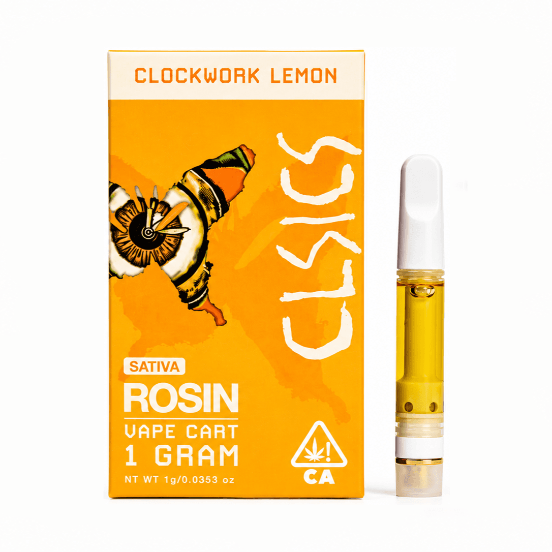 CLSICS Live Rosin Cartridge 1g Sativa Clockwork Lemon