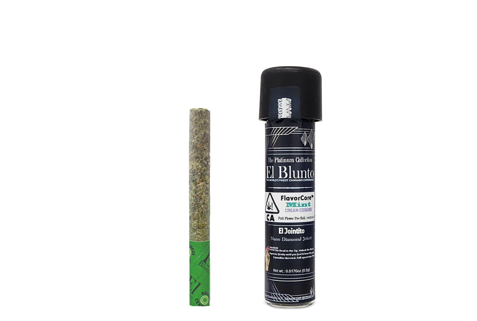 El Blunto FlavorCore Diamond Jointito .5g Indica Mint Cream Cookies