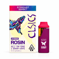CLSICS Live Rosin All-In-One Cartridge 1g Hybrid Stardust Sorbet