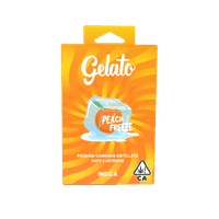 Gelato Flavors Cartridge 1g Indica Peach Freeze 10pk