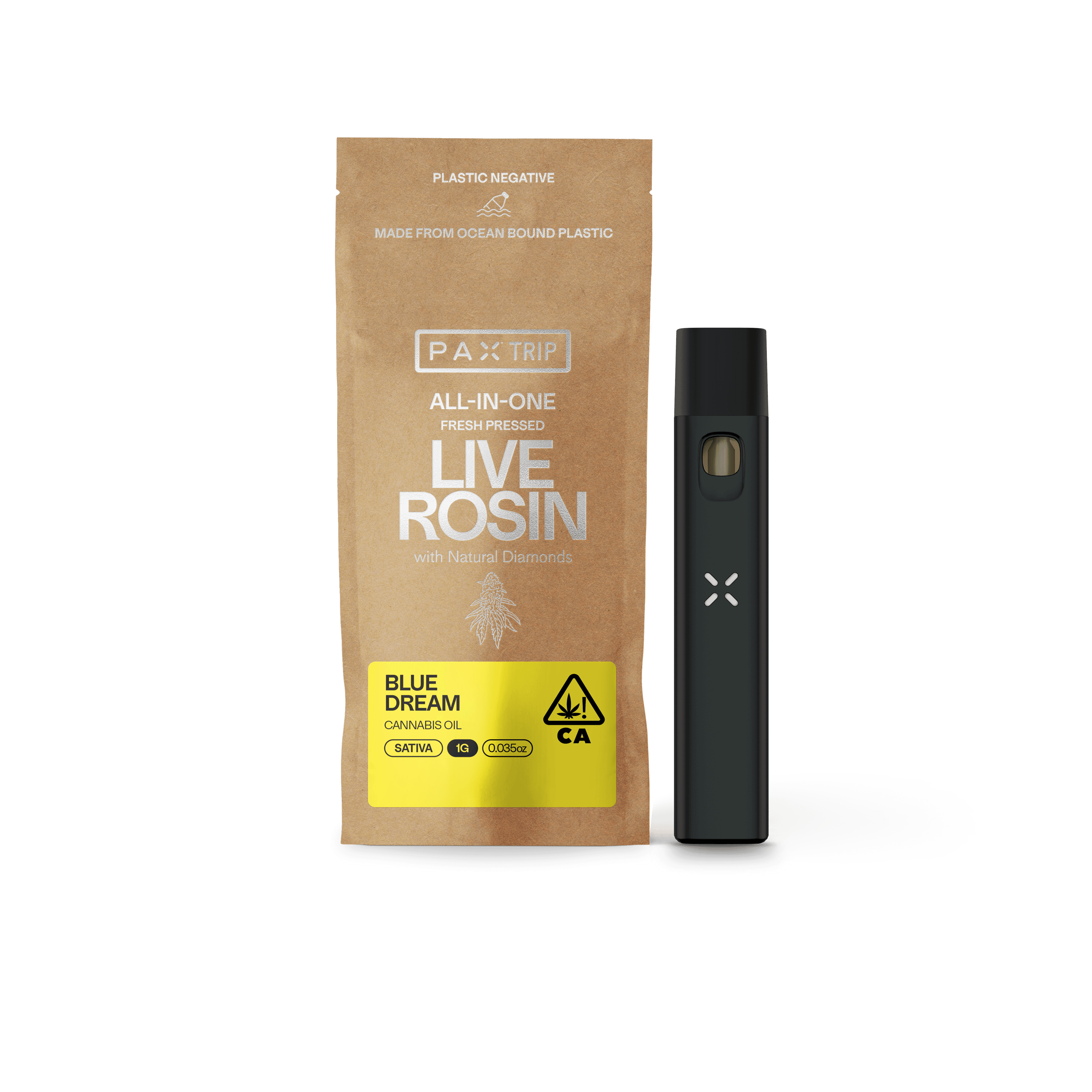 PAX Trip All-In-One Live Rosin 1g Sativa Blue Dream