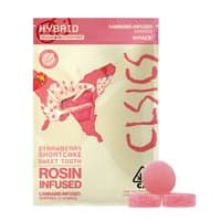 CLSICS Live Rosin Gummies Hybrid Strawberry Shortcake Sweet Tooth