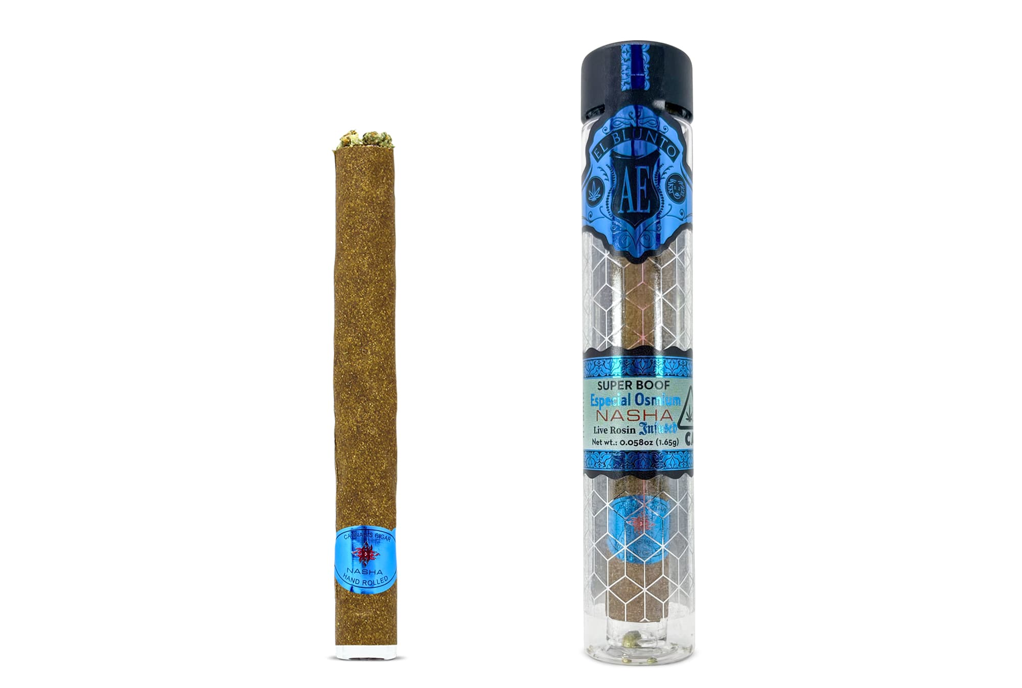 El Blunto x Nasha Especial Osmium 1.65g Rosin Infused Super Boof