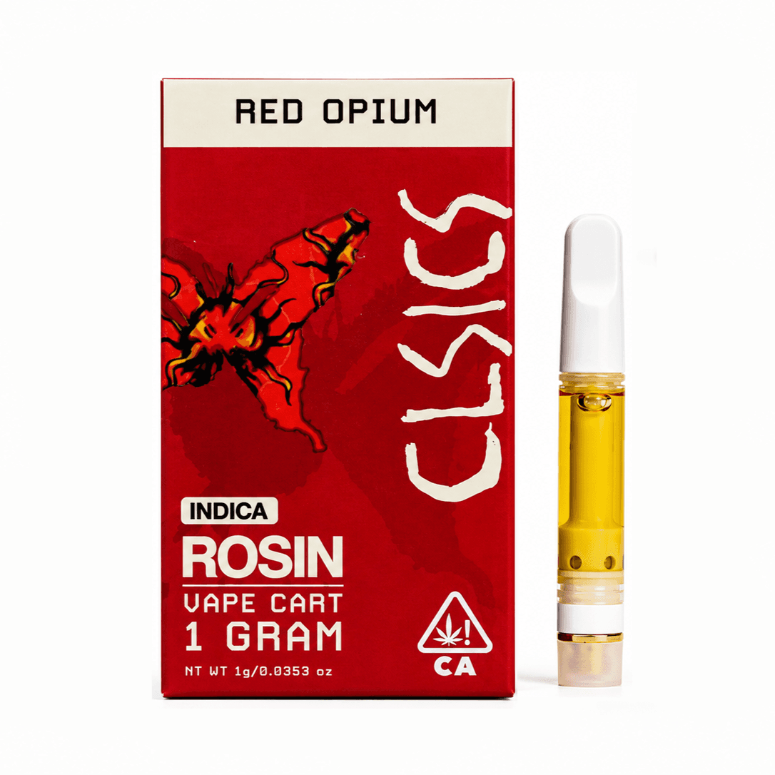 CLSICS Live Rosin Cartridge 1g Indica Red Opium