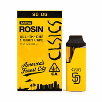CLSICS Live Rosin All-In-One Cartridge 1g Sativa SD OG