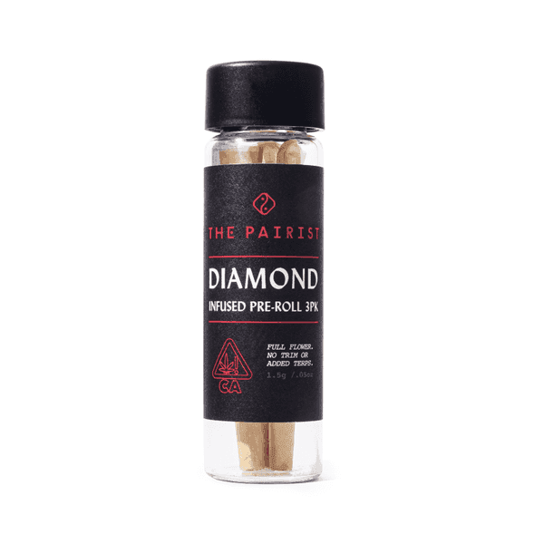 The Pairist Diamond Infused Preroll 0.5g Hybrid Cherry Dosidos 3pk 1.5g