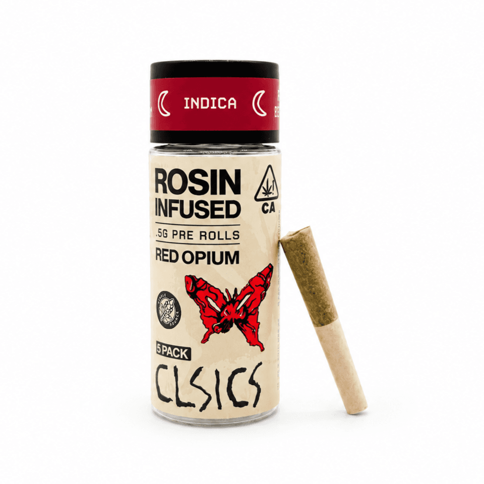 CLSICS Rosin Preroll 5pk .5g Indica Red Opium