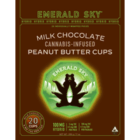 Emerald Sky Peanut Butter Cups 20ct 100mg Hybrid Milk Chocolate