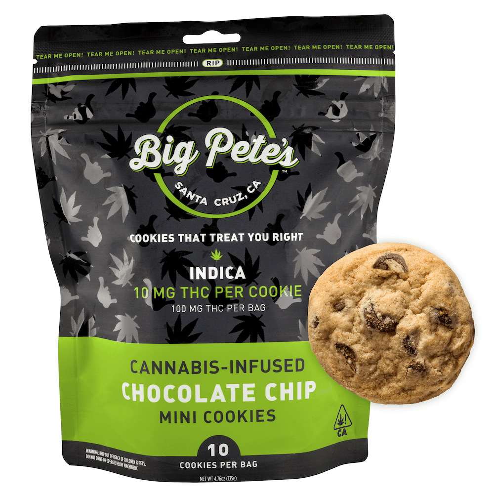 Big Pete's Chocolate Chip 10pk Indica 100mg