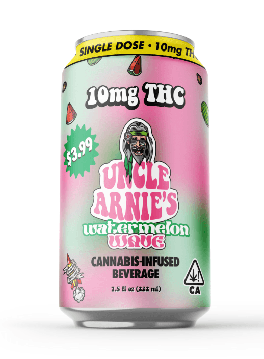 Uncle Arnie's Beverage 7.5oz Watermelon Wave 10mg 12pk