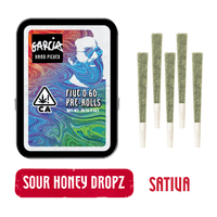 Garcia Hand Picked Preroll .6g Sativa Sour Honey Dropz SHR 5pk 3g