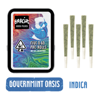 Garcia Hand Picked Preroll .6g Indica Governmint Oasis HDF 5pk 3g