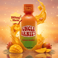 Uncle Arnie's Beverage 2oz Magic Mango 100mg 12pk