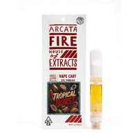 Arcata Fire 100% Cured Resin Cartridge 1g Hybrid Tropical Burst