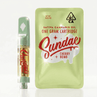 Sundae Vape Cartridge 1g Sativa Cherry Bomb