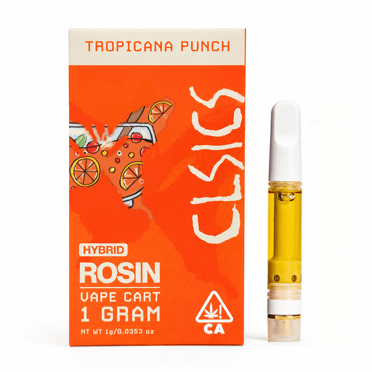 CLSICS Live Rosin Cartridge 1g Hybrid Tropicana Punch