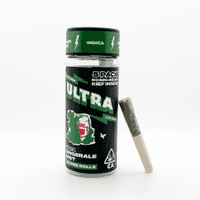 Ultra Live Rosin and Live Resin Preroll 5pk .5g Indica Gingerale Mist