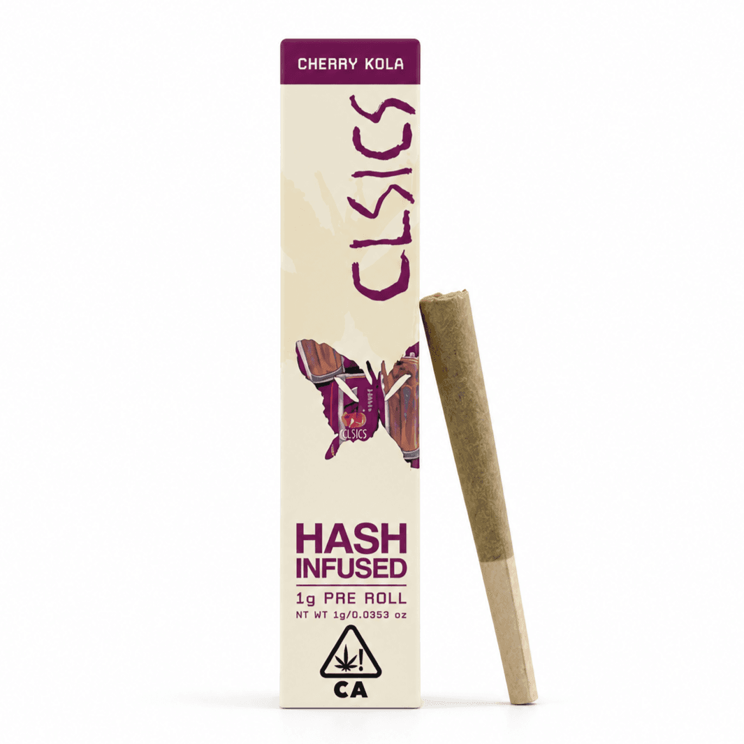 CLSICS Hash Preroll 1g Hybrid Cherry Kola