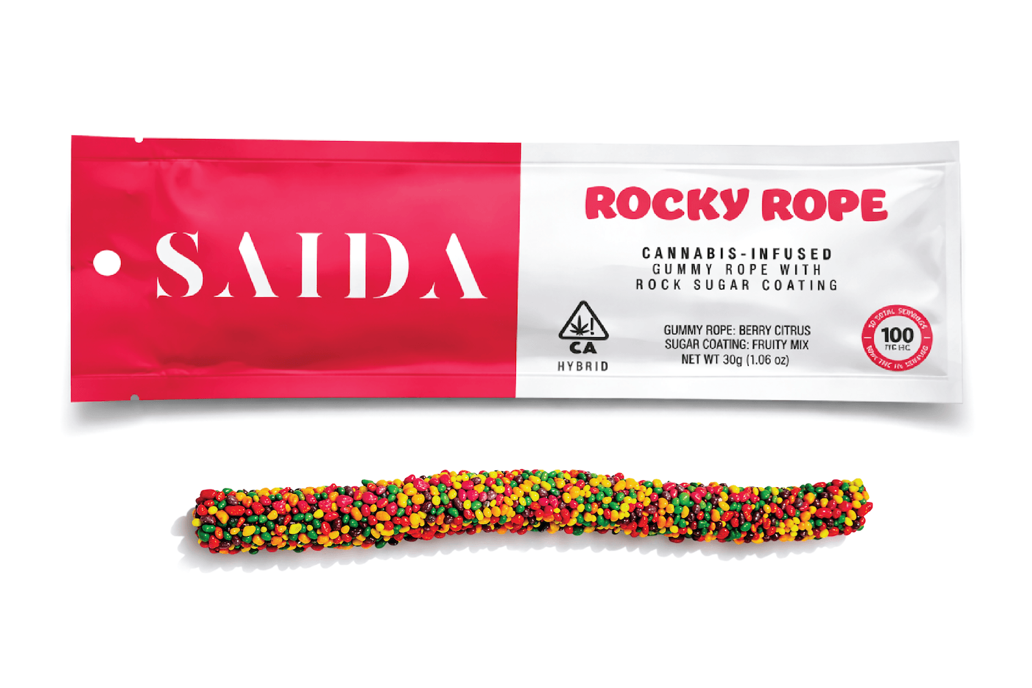 Saida Rocky Rope 100mg Hybrid Berry Citrus