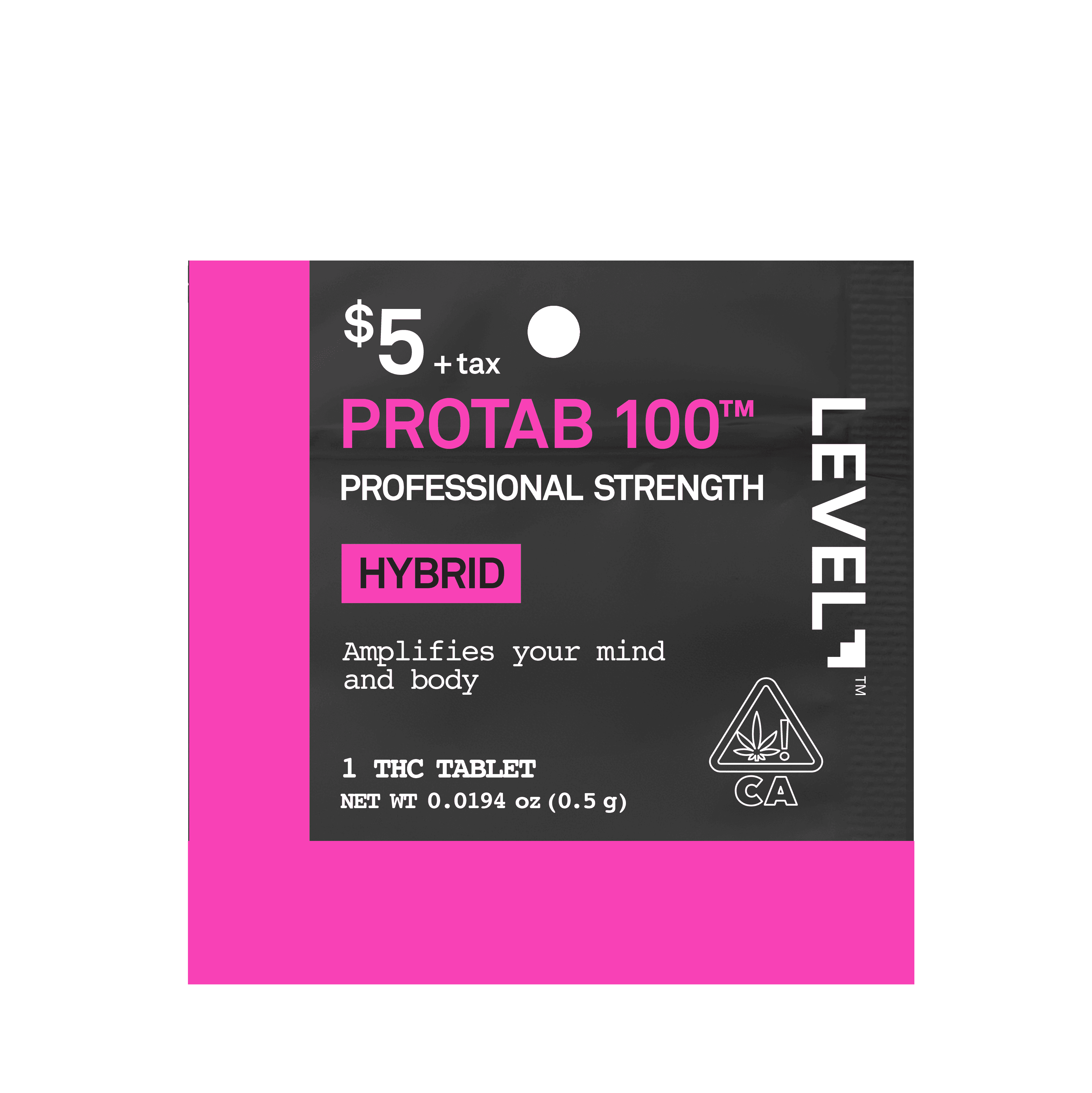 Level Protab 100 Hybrid 1-Piece $5 printed pk
