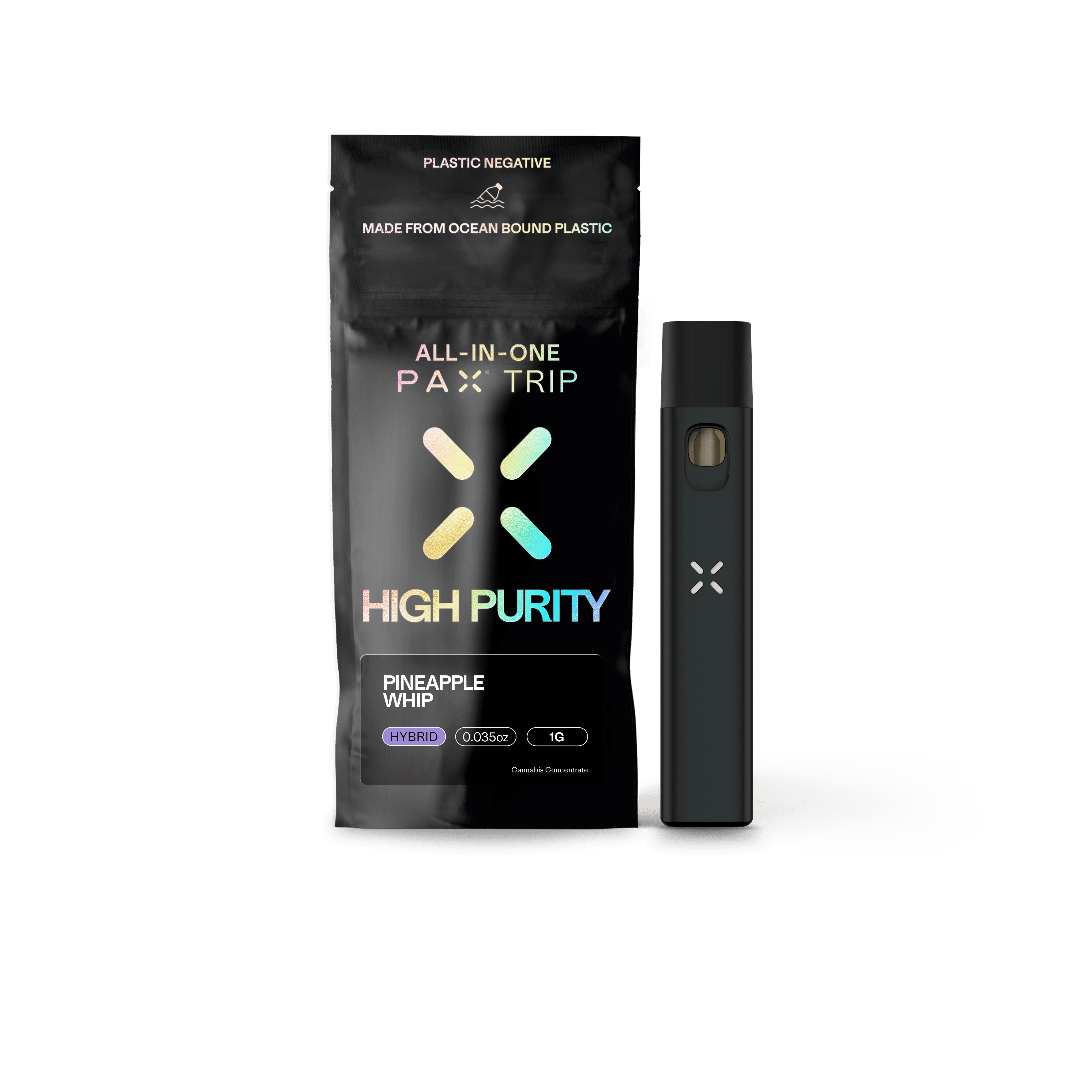 PAX Trip All-In-One High Purity THC 1g Hybrid Pineapple Whip