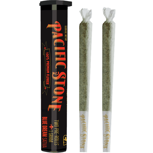 Pacific Stone Preroll 0.5g Sativa Blue Dream 2-Pack 1.0g