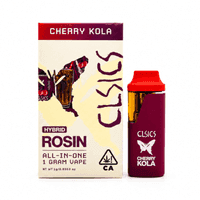 CLSICS Live Rosin All-In-One Cartridge 1g Hybrid Cherry Kola