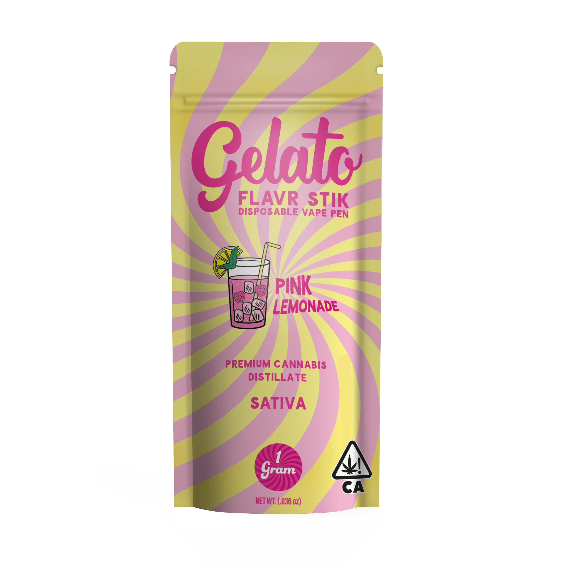 Gelato Flavors All-In-One 1g Sativa Pink Lemonade 10pk