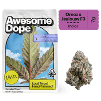 Awesome Dope Flower 7g Indica Oreoz x Jealousy F3