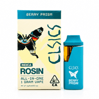 CLSICS Live Rosin All-In-One Cartridge 1g Indica Berry Prism
