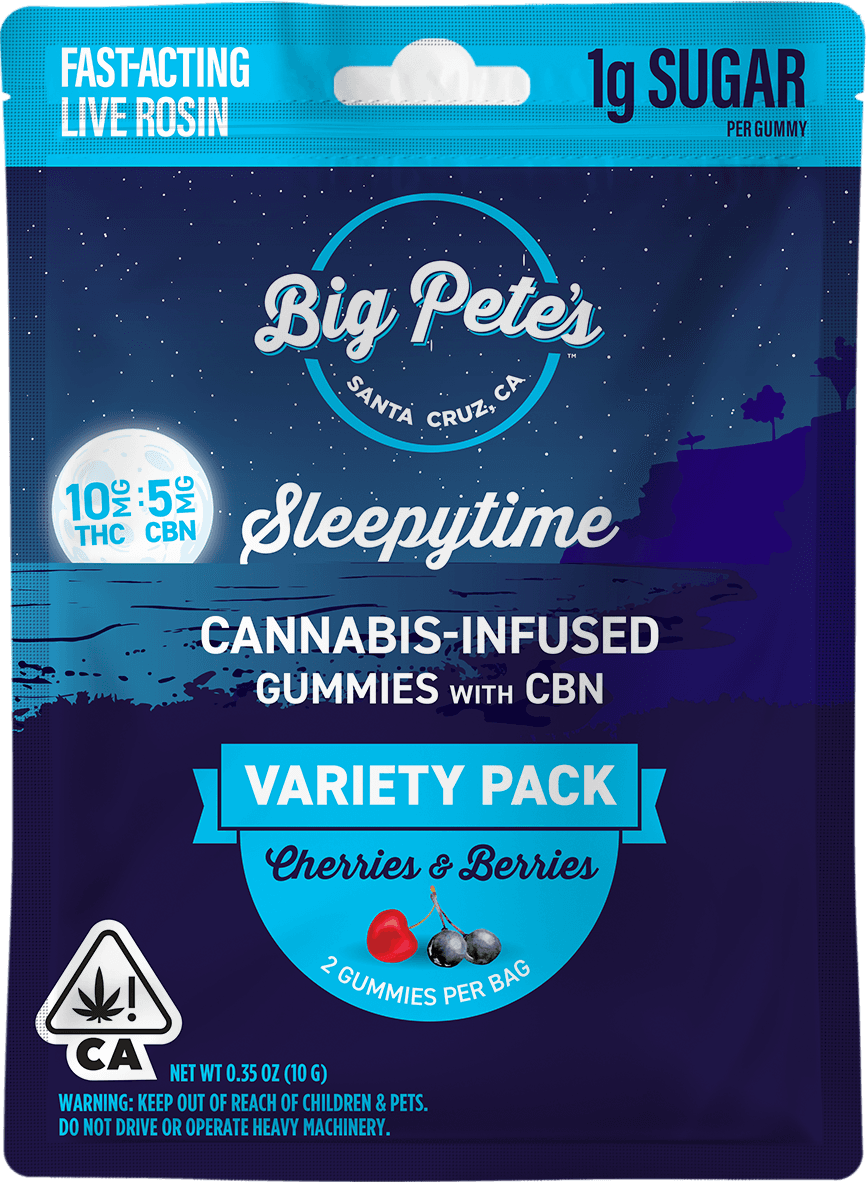 Big Pete's Gummies Sleepytime Fast-Acting Indica Cherries & Berries 2:1 2pk