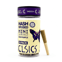 CLSICS Hash Preroll 10pk Indica Deep Purple