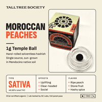 Tall Tree Society Temple Ball 1g Moroccan Peaches