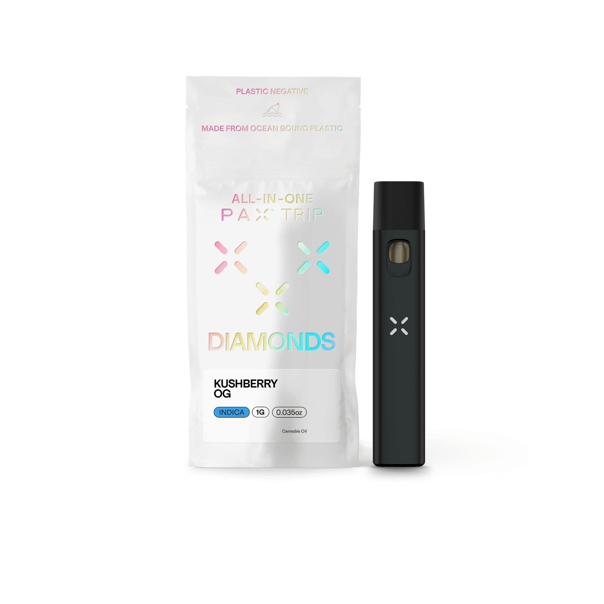 PAX Trip All-In-One Diamonds 1g Indica Kushberry OG