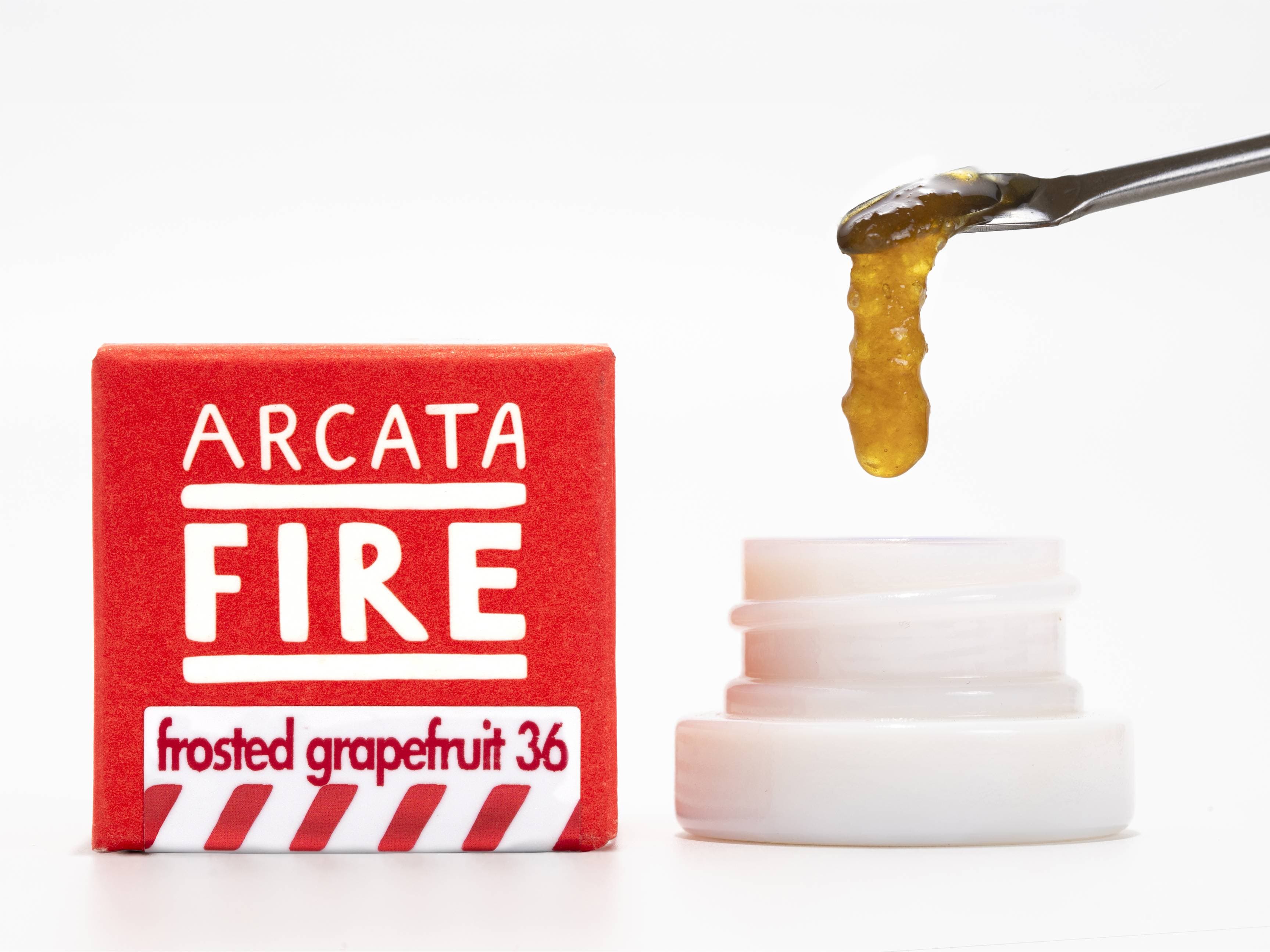Arcata Fire 100% Live Resin Concentrate 1g Sativa Frosted Grapefruit 36