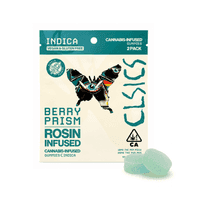 CLSICS Live Rosin Gummies Indica Berry Prism 2-Piece