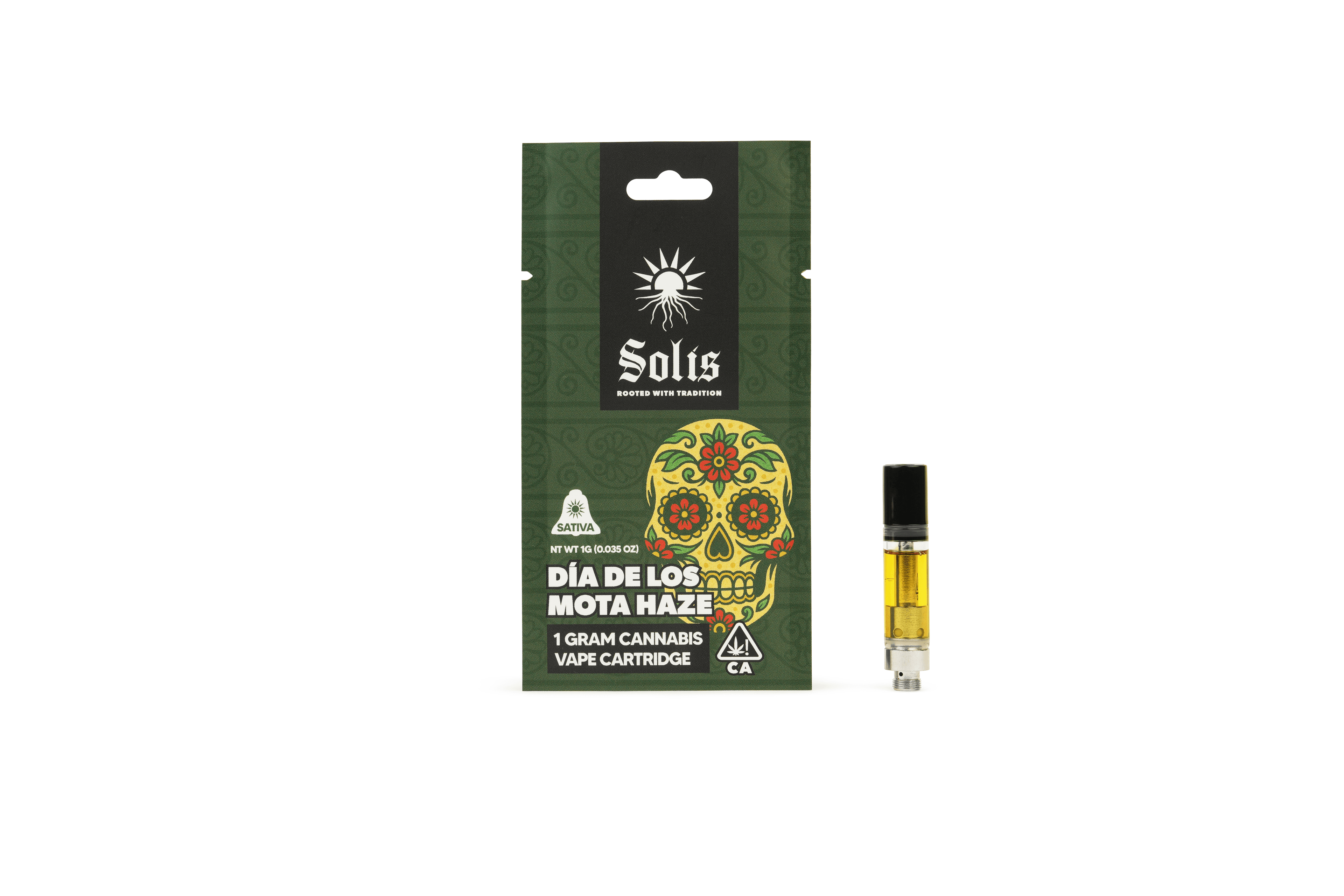 Solis Cartridge 1g Sativa Dia De Los Mota Haze