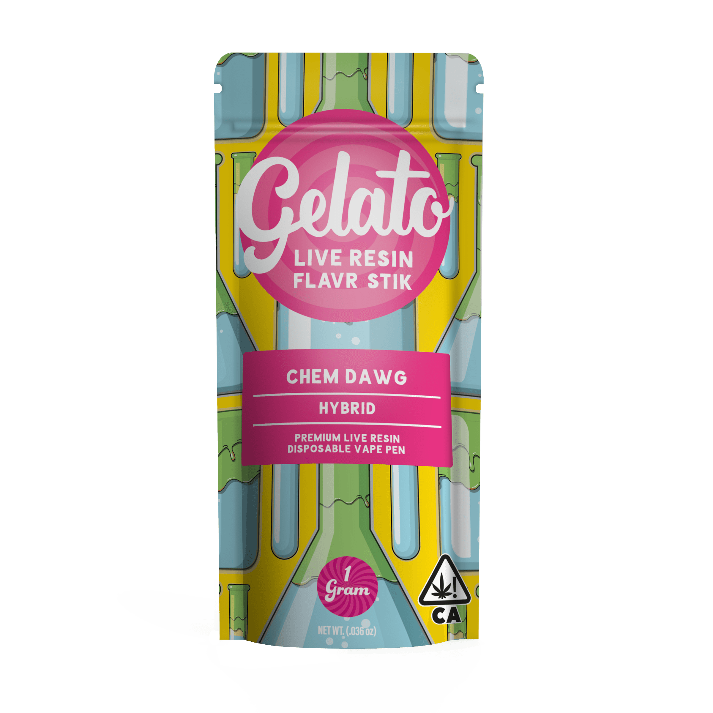 Gelato Live Resin All-In-One 1g Hybrid Chem Dawg 10pk
