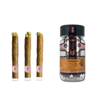 El Blunto Especial Rose Gold Hash Bluntito .85g Sativa Naranja 3pk 2.55g