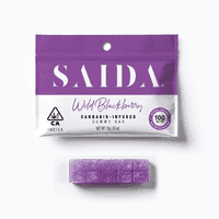 Saida Gummy Bar 100mg Indica Wild Blackberry